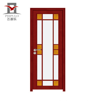 2018 golden supplier fancy design aluminum bathroom door